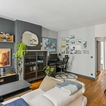 Lägenhet L'echappee Belle A Montparnasse Paris